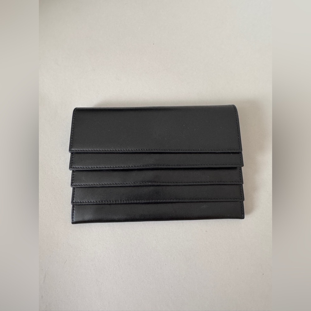 Ralph Lauren (Italy) Black Leather Wallet/Clutch